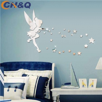 Fairy Acrylic Mirror Wall Stickers