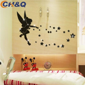 Fairy Acrylic Mirror Wall Stickers