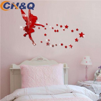 Fairy Acrylic Mirror Wall Stickers