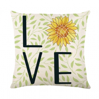 New summer sunflower pillowcase