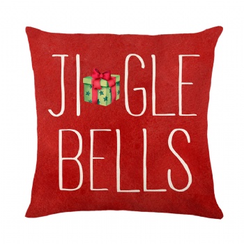 New linen linen Christmas pillowcase