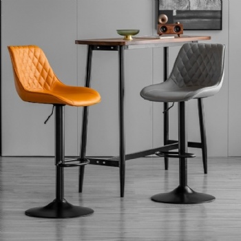 Modern minimalist lifting and rotating bar stool