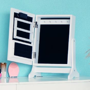 European-style jewelry storage mirror cabinet