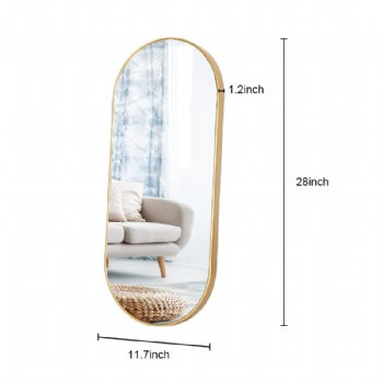 Phnom penh round corner dressing mirror wall hanging home fitting mirror full-body floor mirror