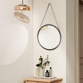 Scandinavian creative bathroom with mirrors