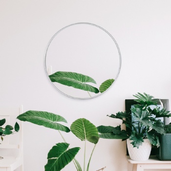 Nordic minimalist acrylic round mirror