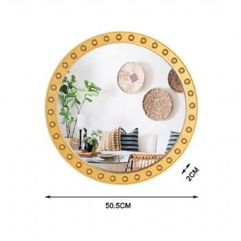 Nordic round decorative mirror