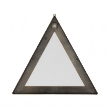 Triangular wall DIY decorative mirror set