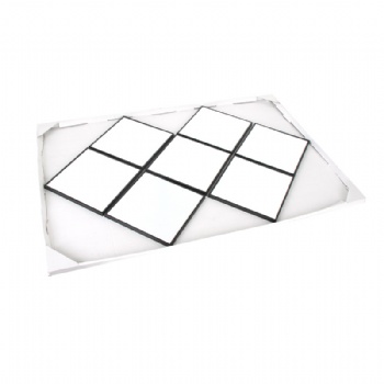 Square DIY seven-piece self-adhesive mirror