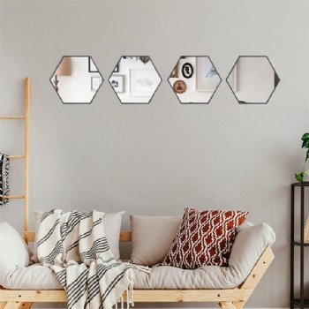 Black special-shaped fashion hanging mirror