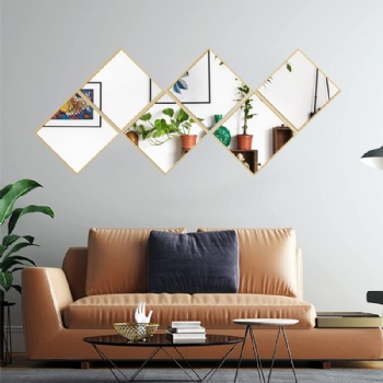 Phnom Penh square DIY self-adhesive mirror