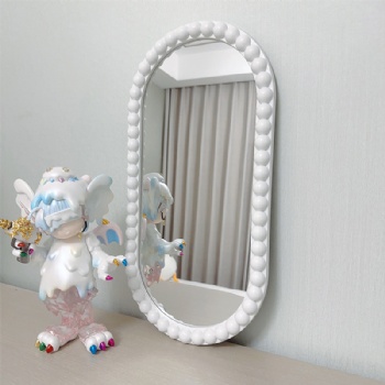 Creative Buddha bead elliptical mirror