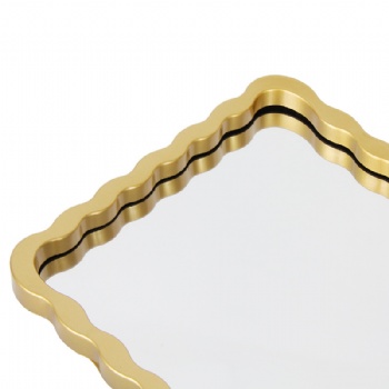 Simple wall-mounted decorative mirror