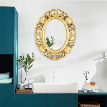 Classical oval decorative mirror