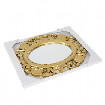 Classical oval decorative mirror