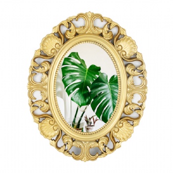 Classical oval decorative mirror