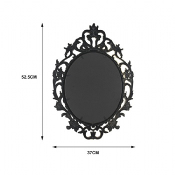 European-style classical oval decorative mirror