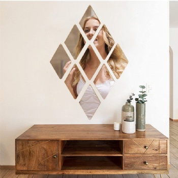 Nine-piece set of special-shaped self-adhesive mirrors