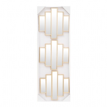 Irregular striped decorative mirrors