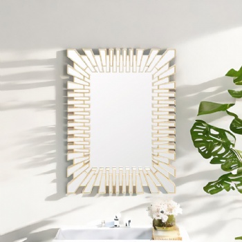 Nordic light luxury wall-mounted mirror