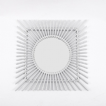 New imitation rattan mirror