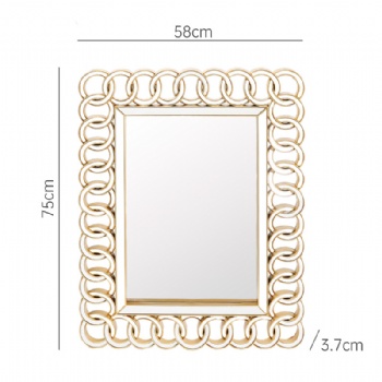 Rectangular decorative mirrors