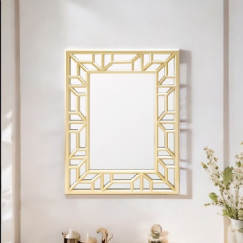 Chinese rectangular decorative mirror