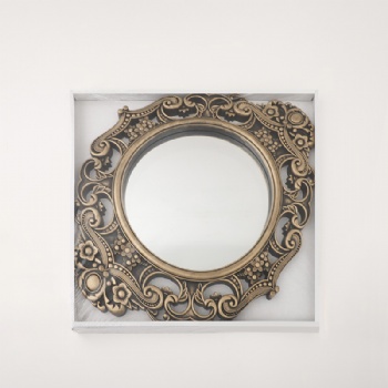 Vintage French carved decorative mirror