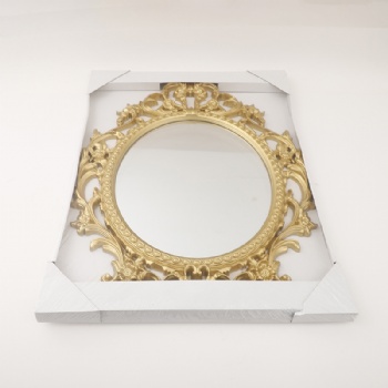 Gold embossed decorative mirror