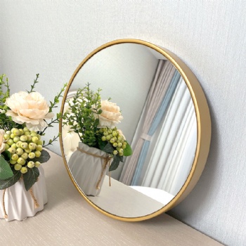 30cm gold-rimmed mirror