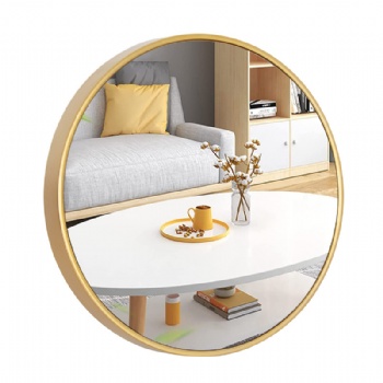 30cm gold-rimmed mirror