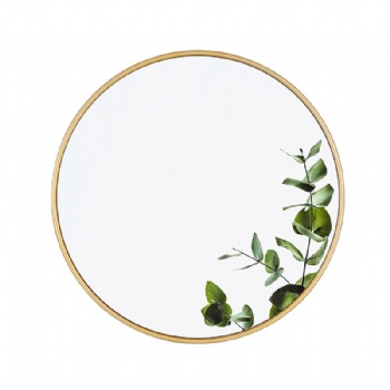 30cm gold-rimmed mirror