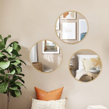 Phnom Penh round hanging mirror