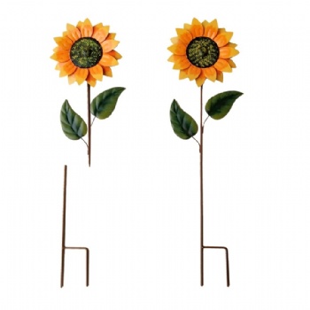 Wrought iron sunflower