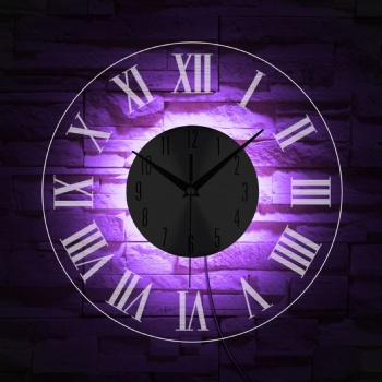 LED glow-in-the-dark creative wall clock