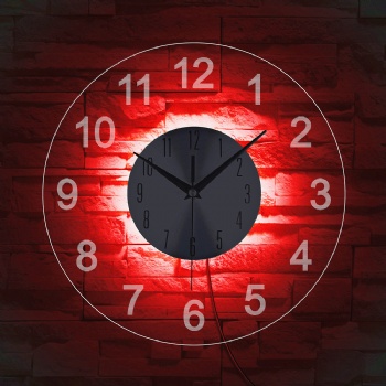 LED glow-in-the-dark creative wall clock