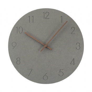 Simple wooden wall clock