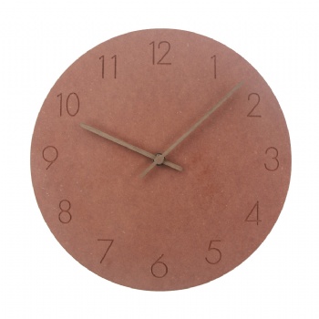 Simple wooden wall clock