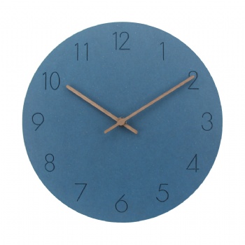 Simple wooden wall clock