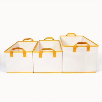 Non-woven storage box without lid