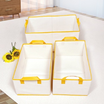 Non-woven storage box without lid