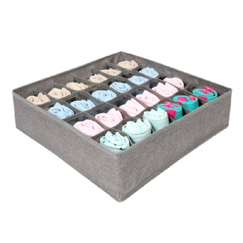 Mesh fabric storage box