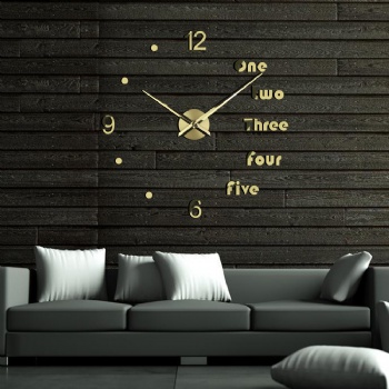 Oversized DIY wall clock