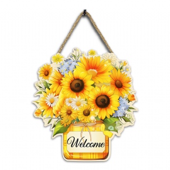 Welcome Wooden tags