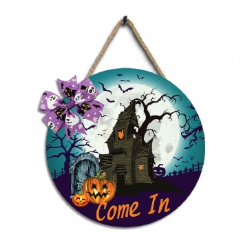 Halloween wooden ornaments