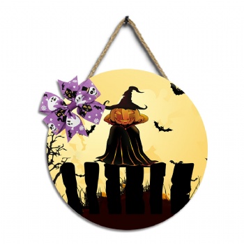 Halloween wooden ornaments