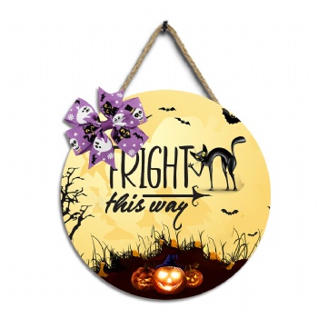 Halloween wooden ornaments