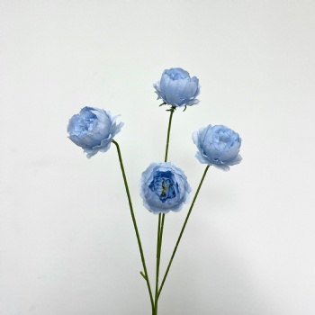 4 delicate peony artificial flowers