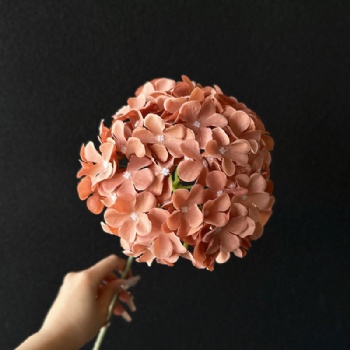 Garden large hydrangea artificial flowers