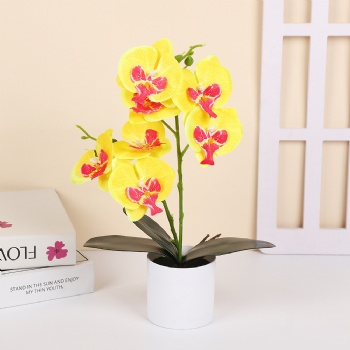 7 silk cloth artificial phalaenopsis